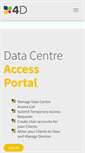 Mobile Screenshot of access.4d-dc.com